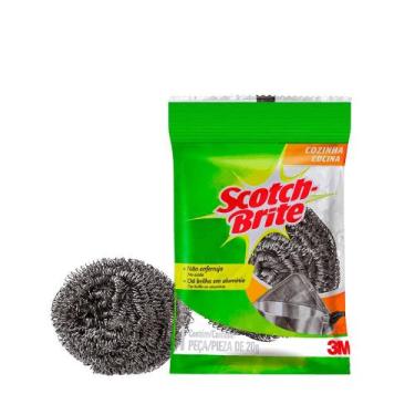 Imagem de Esponja de Aço Espiral Metálico Scotch-Brite - 20g