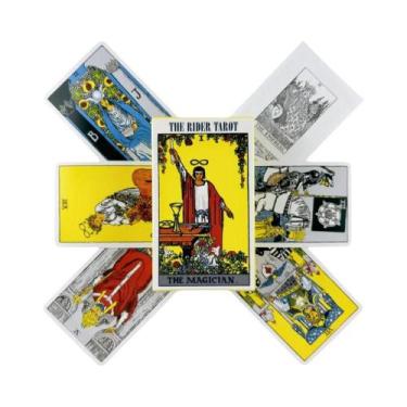 Imagem de 78 Cartas Clássicas De Tarô Versão Em Inglês Jogo De Adivinhação Prese