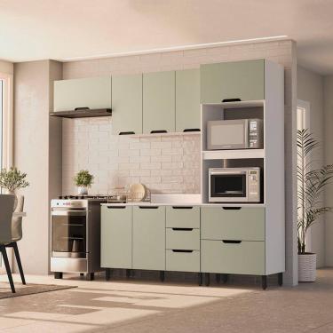 Imagem de Cozinha Modulada 4 Pecas com Tampo Maeena Politorno