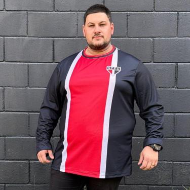 Imagem de Camiseta do SÃO PAULO Original Plus Size FAITH 1992 Camiseta SPFC Oficial Licenciada-Masculino