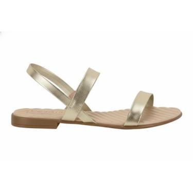 Imagem de Sandália Rasteira Beira Rio Conforto, Nude, 38