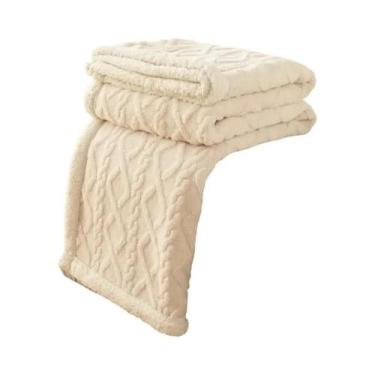 Imagem de Cobertor de Lã de Cordeiro Quente e Grosso para Escritório e Lazer, 20