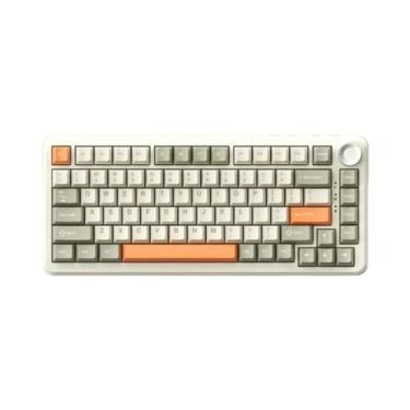 Imagem de Teclado Mecânico Para Jogos Bluetooth 5.1 Sem Fio Com Botão Personaliz