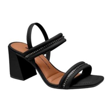 Imagem de Sandalia Feminina Dakota Y8391 Salto Alto Grosso Festa Conforto-Feminino