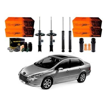 Imagem de Kit Amortecedor Dianteiro Traseiro 307 Sedan 2.0 2007 A 2012 - Cofap
