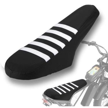 Imagem de Capa de Assento Antiderrapante para E-Bike Ridstar Q20 Preto e Branco 