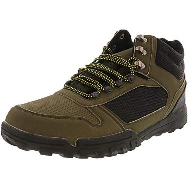 Imagem de Tênis de Caminhada Masculino Steve Madden Montado Cano Alto, Oliva, 7