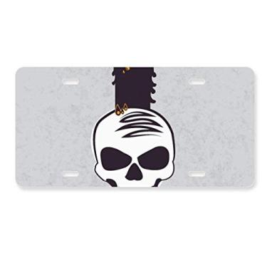 Imagem de DIYthinker Velas de Halloween, caveira bruxa de caveira, decoração de carro, acessório de aço inoxidável