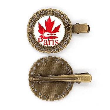 Imagem de Broche de cabelo Maple City Outline Paris grampo de cabelo prendedor de cabelo