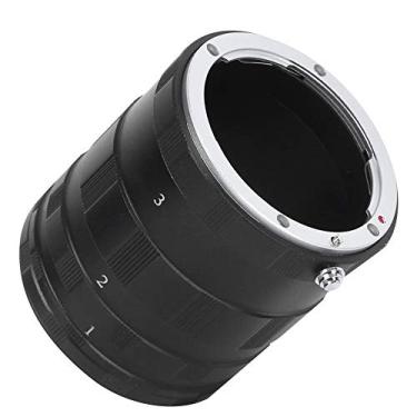 Imagem de Anel adaptador de lente macro, tubo adaptador de extensão close-up Tubo adaptador de extensão macro, para câmeras de montagem AI Nikon Câmera Nikon