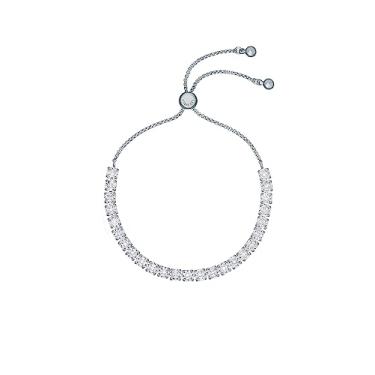 Imagem de Ted Baker Melrah Icon Crystal Slider Bracelet (Silver Tone/Crystal)