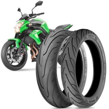 Imagem de 2 Pneu Moto Kawasaki Er-6n 160/60-17 69v 120/70-17 58v