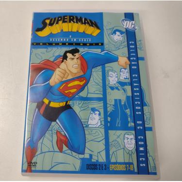 Imagem de superman o desenho em serie volume 2 dvd disco 2 e 3