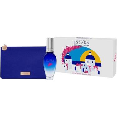 Imagem de Perfume Kit Escada Santorini Sunrise Limited Edt 30ml Clutch Bag Femin