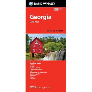 Imagem de Rand McNally Easy to Read Folded Map: Georgia State Map
