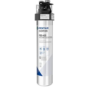Imagem de Sistema de água potável Pentair Everpure PBS-400, EV927085, ideal para uso em pia de preparação e barra úmida, inclui cabeça de filtro, cartucho de filtro, todas as ferragens e conectores
