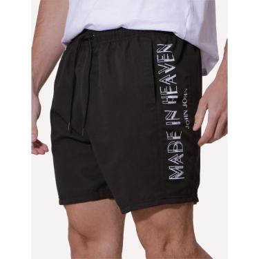 Imagem de Short John John Masculino Lost In Heaven Preto-Masculino