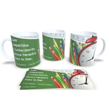 Imagem de Canecas de Porcelana Personalizadas dia dos Professores