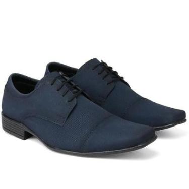 Imagem de Sapato Social Masculino Esporte Fino Couro Sintético Oxford-Masculino
