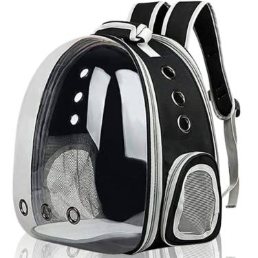 Imagem de Mochila Transporte Pet Gato Cachorro Transparente Bolsa Astronauta 360 Graus Visao Panoramica