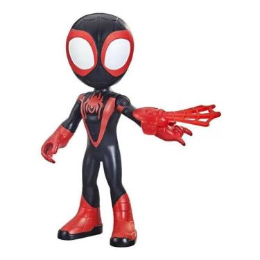 Imagem de Boneco Homem Aranha Miles Morales Supersized - Hasbro 23cm