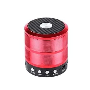 Imagem de Caixa de Som Portátil com Bluetooth e Microfone Embutido - Conectividade Sem Fio, Ideal para Festas e Eventos (Vermelho)