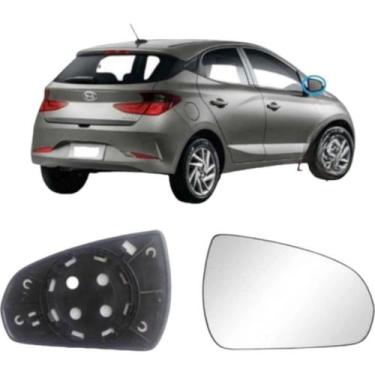 Imagem de Subconjunto Lente C/ Base Retrovisor Hb20 2020 Em Diante Dir - Metagal