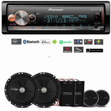 Imagem de Aparelho De Som Carro Automotivo Bluetooth Pendrive Rádio Muda Pasta M