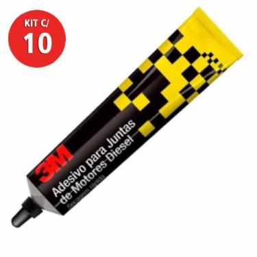 Imagem de Kit 10 Adesivo Cola Junta De Motor Diesel Gasolina 3m 73gr