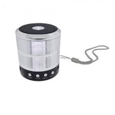 Imagem de Caixa De Som Ws887 Com Bluetooth Fm Micro Sd Prata - Ello, PRATA