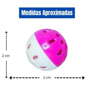 Imagem de Brinquedo Bola para Gato com Guizo 40mm - para Gato e Calopsitas - Yan