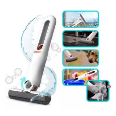 Imagem de Mini Mop Pano Limpeza Mesa Portátil Limpa Absorve Espreme Sujeira - Fa