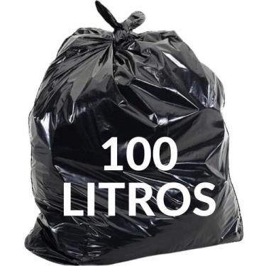 Imagem de Saco Para Lixo 100 Litros (4 Kg) Super Reforçado Resistente - SACO LIX