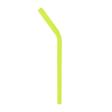Imagem de Canudo de Vidro Shake 10mm Curvo - CAN.U.DO, Amarelo