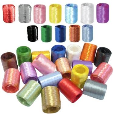 Imagem de 10 un Fitilho para amarração Presente Balão Plastico Embalagem Carnaval Colorido Sortido (Sortido Sem Escolher)