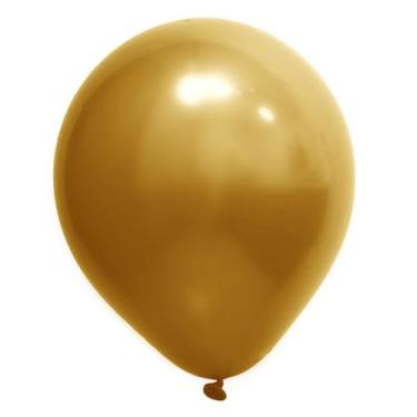 Imagem de Balão de Festa Redondo Profissional Látex Cromado - Cores - 5" 12cm - 