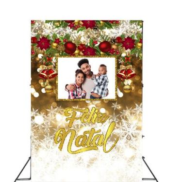 Imagem de Painel Fundo Interativo Vazado Natal Tecido 1,50x2,20m - FADRIX, FINAT