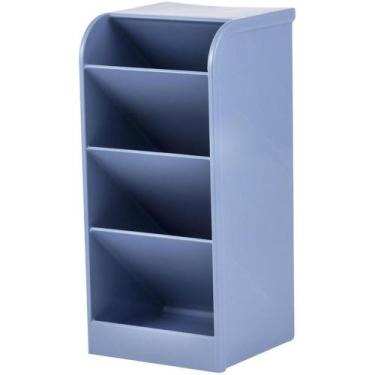 Imagem de Organizador Diagonal para Mesa Azul - Waleu