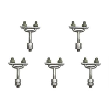 Imagem de Kit C/5 - Para-Raio Suporte Para Fita Aluminio Horizontal... - RAYCON