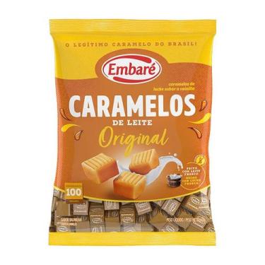 Imagem de Bala Caramelos de leite original 660g Embaré (Ref. 50069)