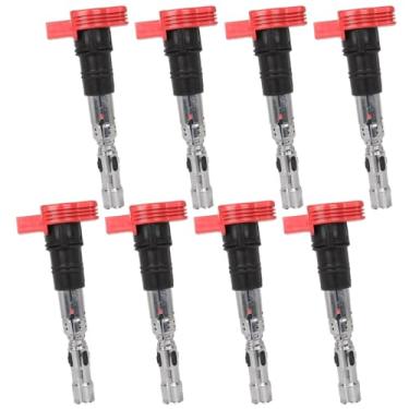 Imagem de N51WSTAR Conjunto de 8 pacotes de bobina de ignição compatíveis com AUDI A4 A6 A8 Allroad S4 VW Touareg PHAETON 4.2L V8 Substituição para 077905115AA 077905115T UF418 UF521