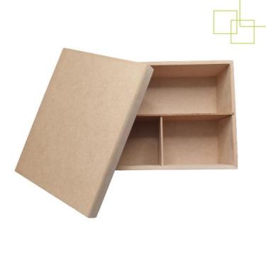 Imagem de Caixa para Montagem Convite Padrinhos Casamento Mini Bebidas em MDF 3 