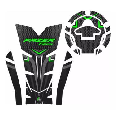 Imagem de Adesivo Protetor Tanque E Bocal Fazer 250 2024 Fz25 Ktb212 - Resitank