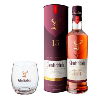 Imagem de Whisky Escocês Glenfiddich 15 Anos 750ml + Copo Glenfiddich
