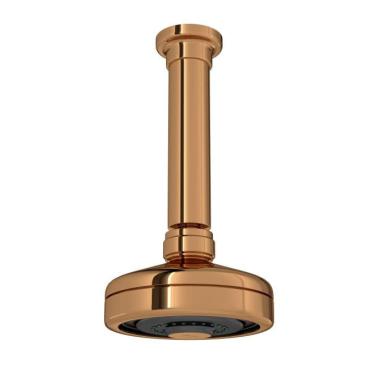 Imagem de Chuveiro Acquaplus com Tubo de Teto Gold Red - Deca