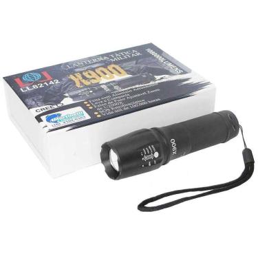 Imagem de Lanterna Tática Police Militar T6 X900 Bateria Recarregável