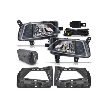 Imagem de Kit Farol Milha Vw Virtus 2018 2018 Botão Modelo Original