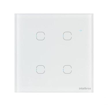 Imagem de Interruptor Smart Wi-fi Touch 4 Teclas Ews 1004 Branco