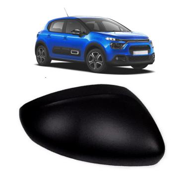 Imagem de Capa Retrovisor Texturizada p/ Peugeot 208 / 2008 / C4 Cactus / C3 2022 /.. passageiro EB994