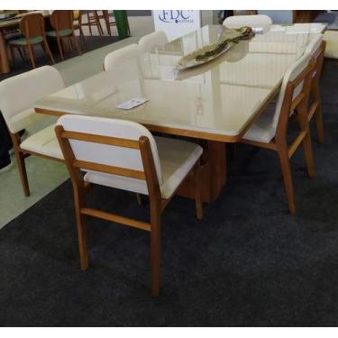 Imagem de Sala de Jantar com 8 Cadeiras 2,20 Estellar Requinte Salas